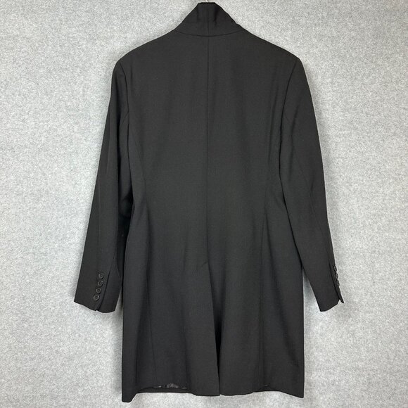 Vintage Lauren Ralph Lauren Black Tuxedo Velvet Collar Equestrian Riding 90s 8P - Picture 6 of 16